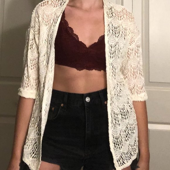 Forever 21 Tops - Forever 21 Lace Kimono